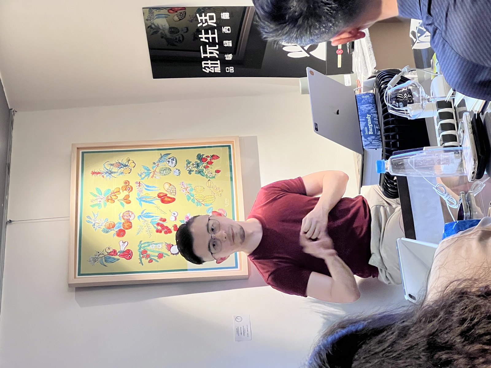 In-person investment education / technical analysis teaching session — IMG_9589